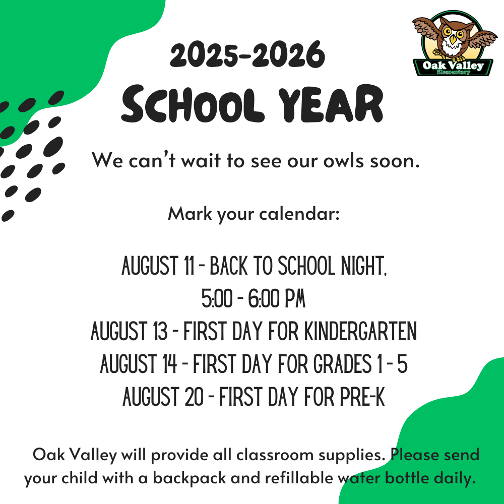  School Dates